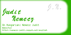 judit nemecz business card